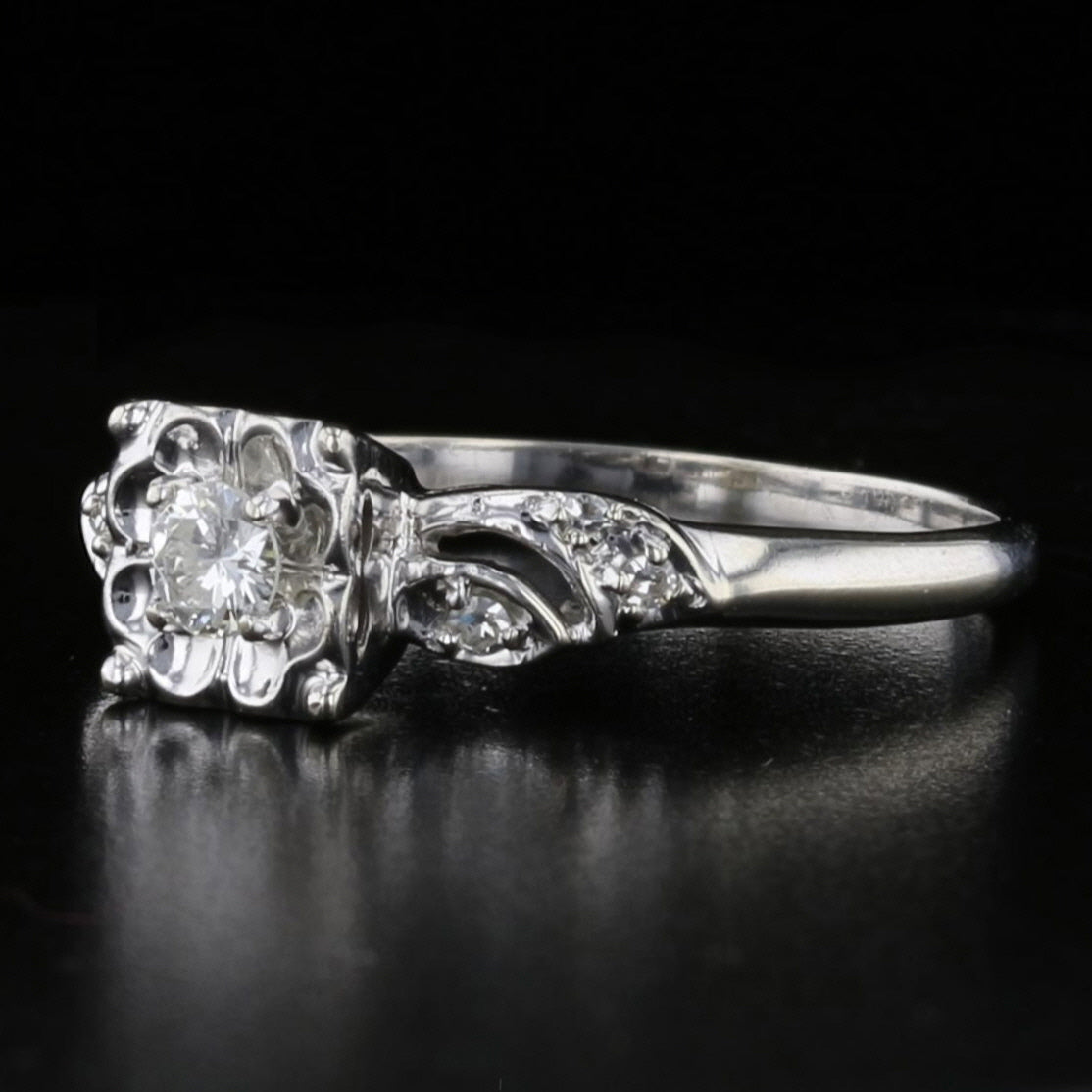 Vintage Diamond Engagement Ring