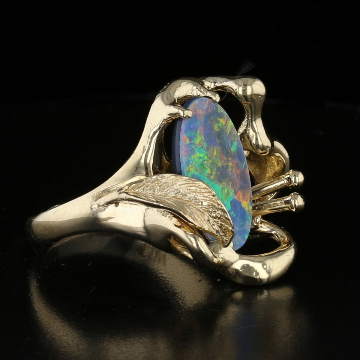 Vintage Australian Opal Ring
