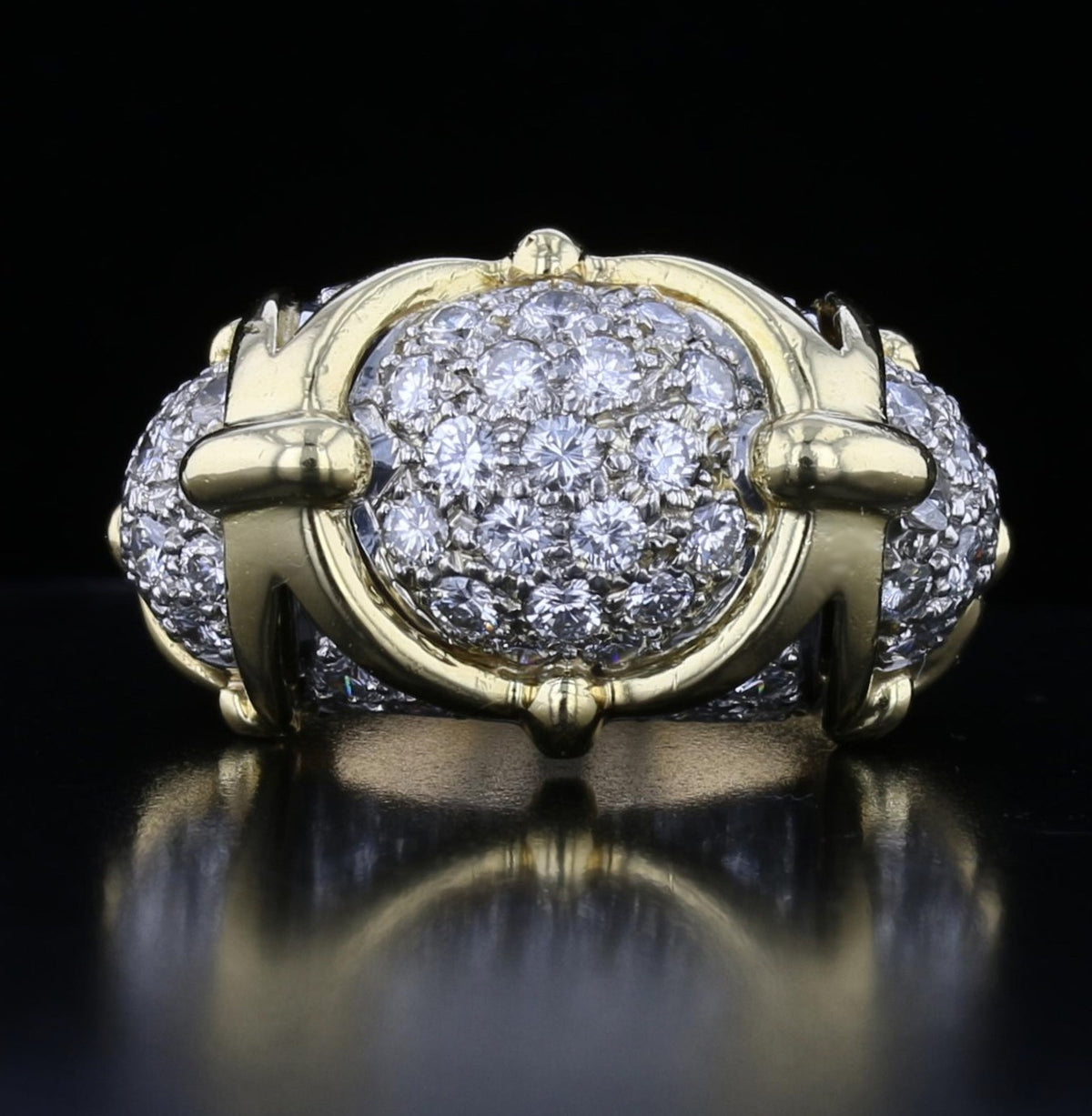 Vintage Diamond Pave Ring