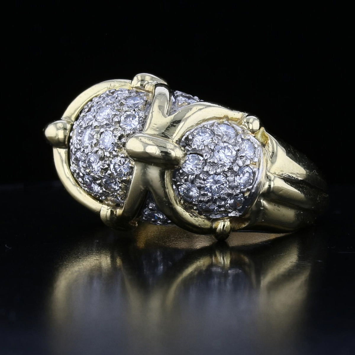 Vintage Diamond Pave Ring