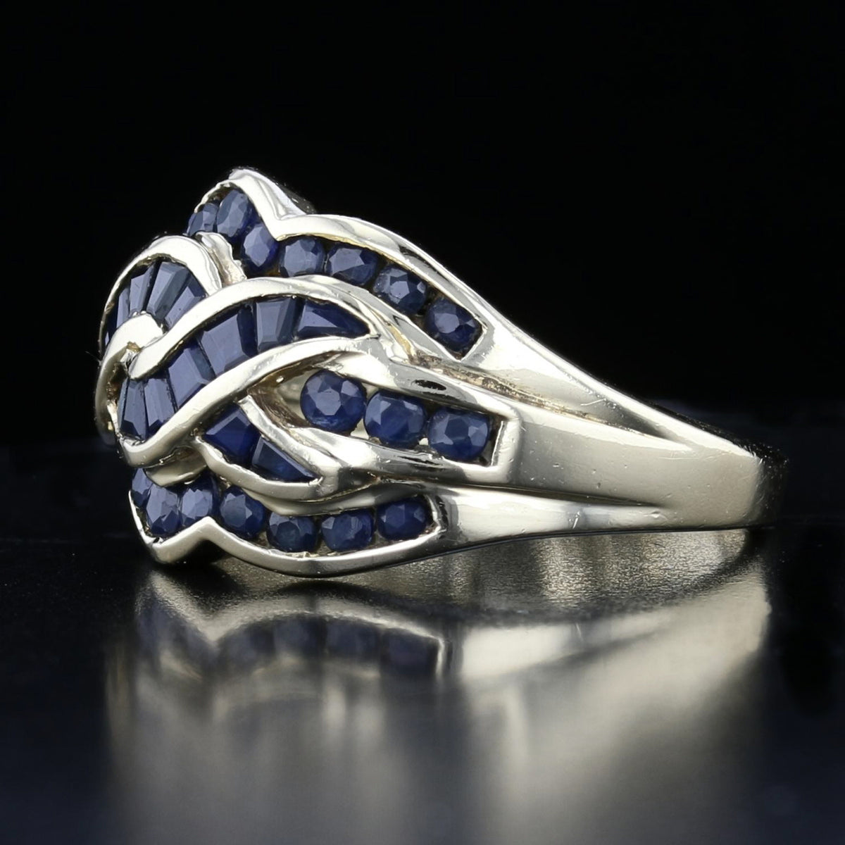 Vintage Blue Sapphire Ring