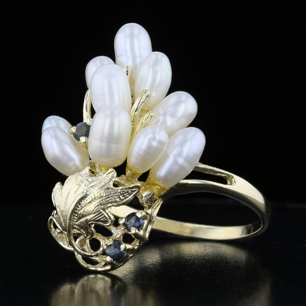 Pearl Sapphire Ring