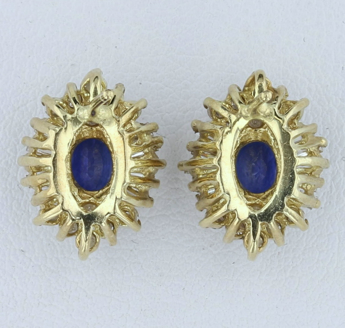 Sapphire Diamond Studs