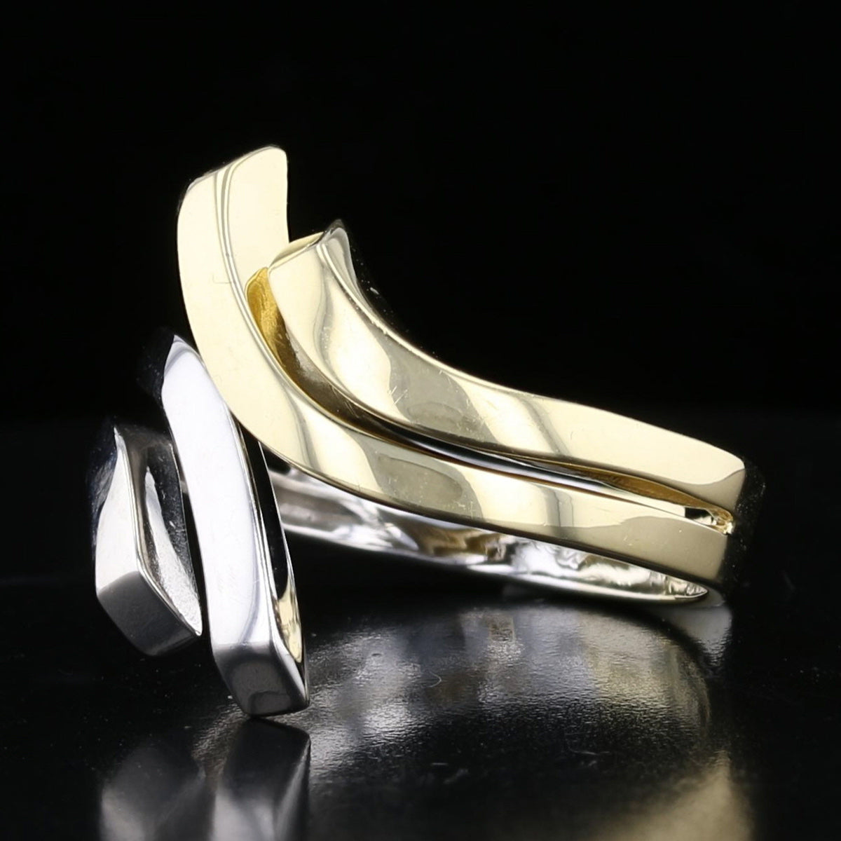 2 Tone Gold Ring