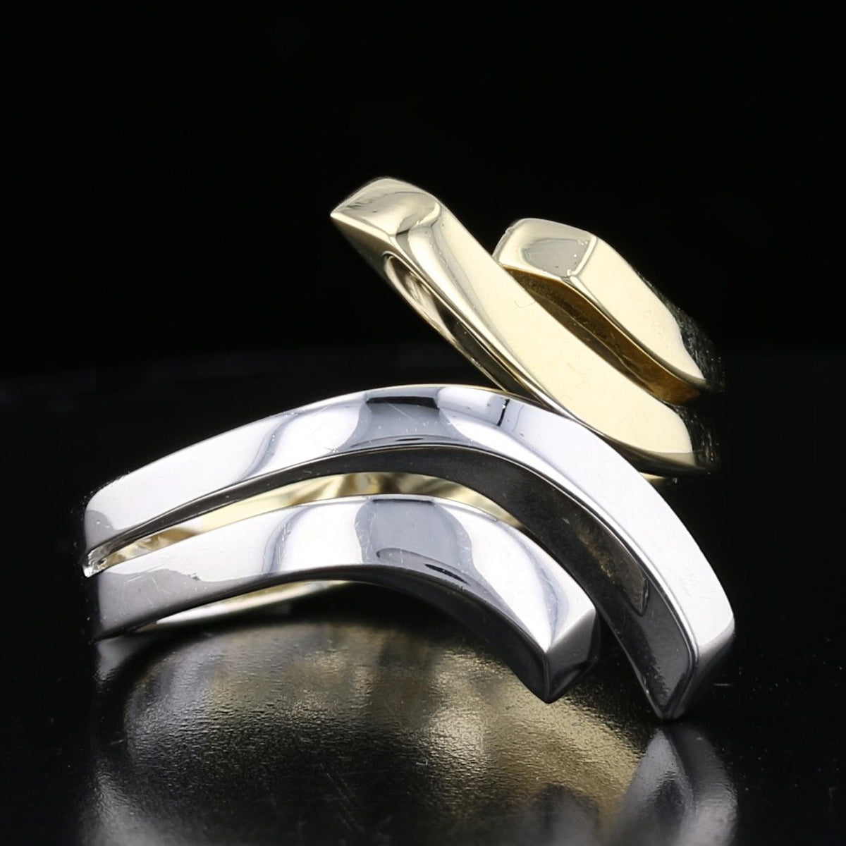 2 Tone Gold Ring