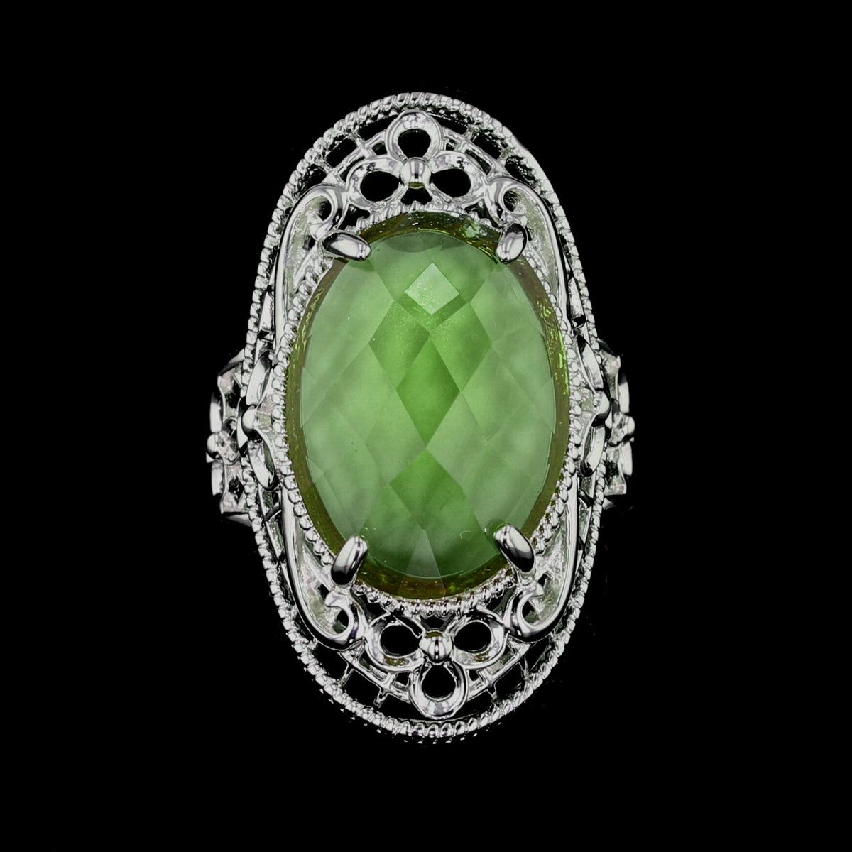 VooDooStone Filigree Ring