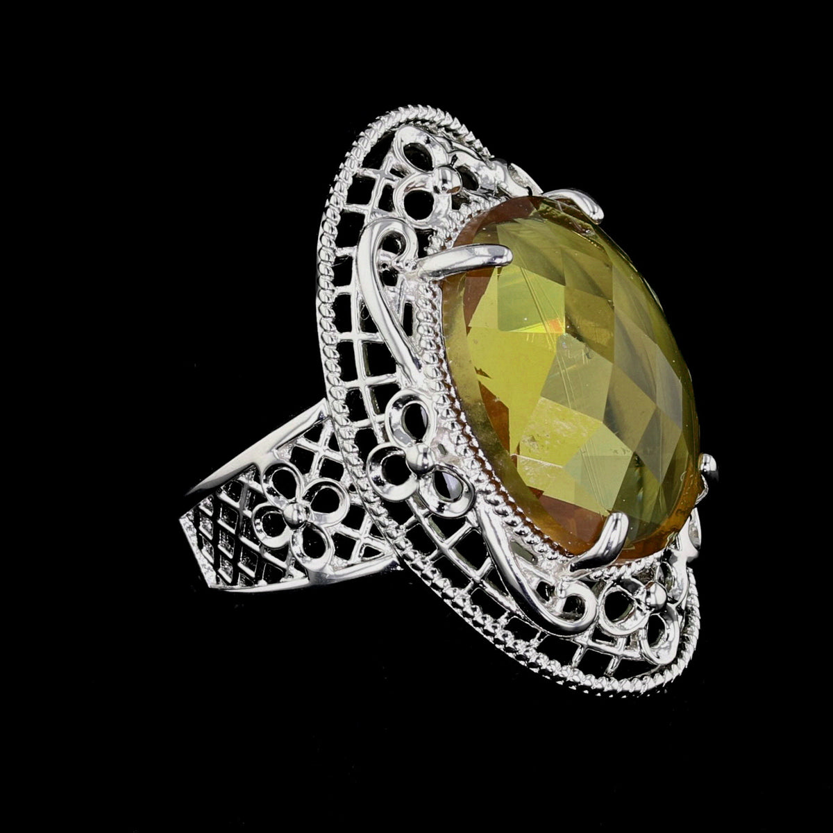 VooDooStone Filigree Ring