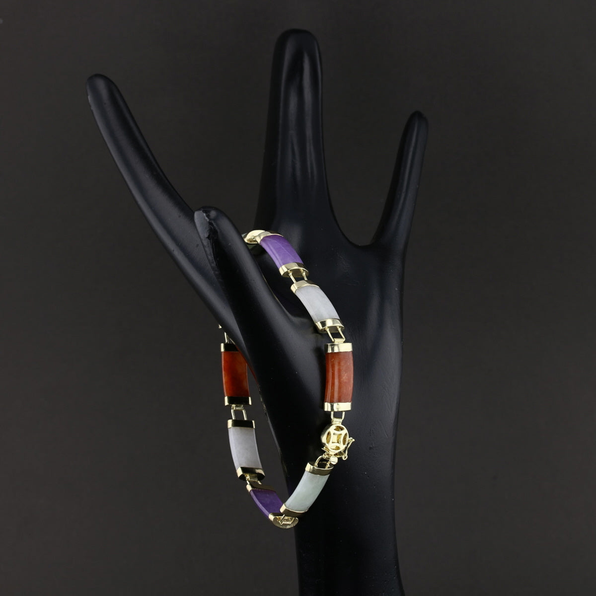 Multi Color Jade Bracelet