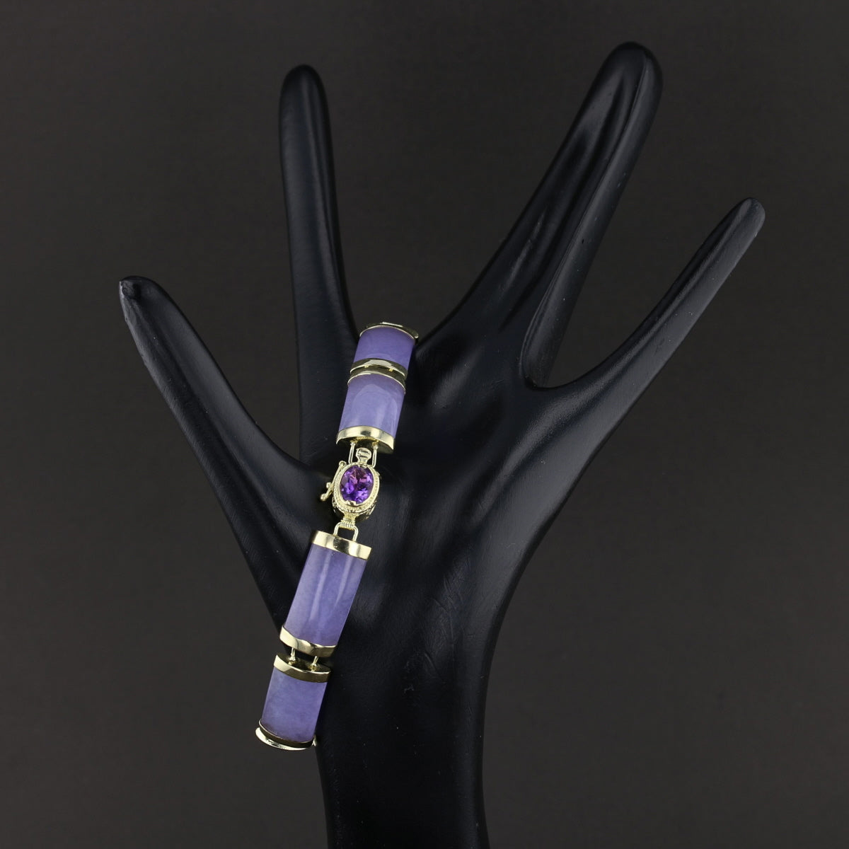 Purple Jade Bracelet