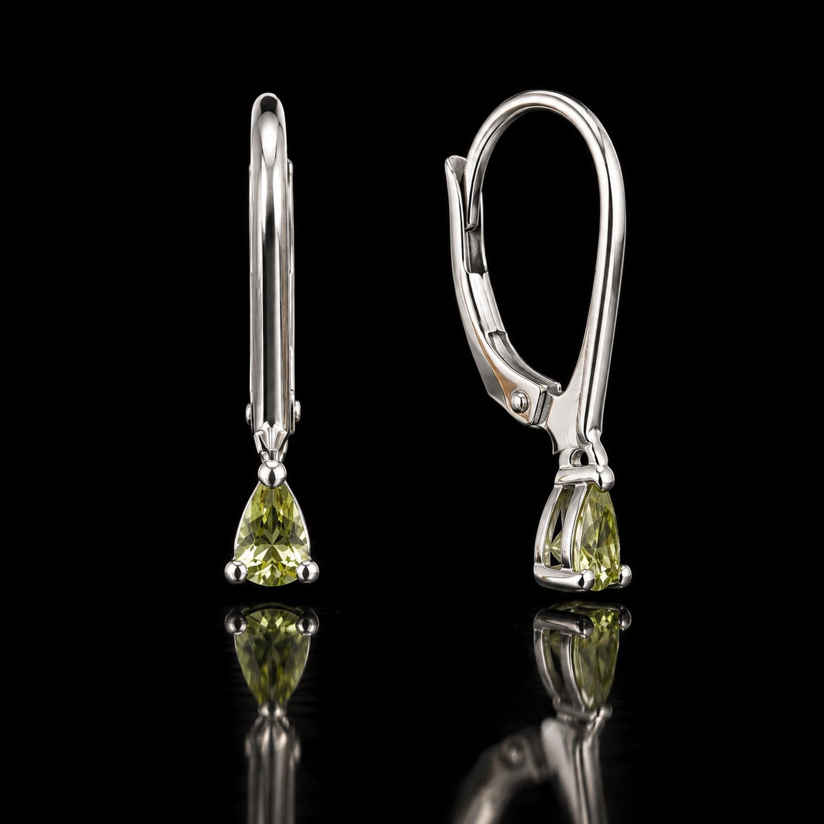 The same VooDooStone earrings under different light, third color. Item 894767.