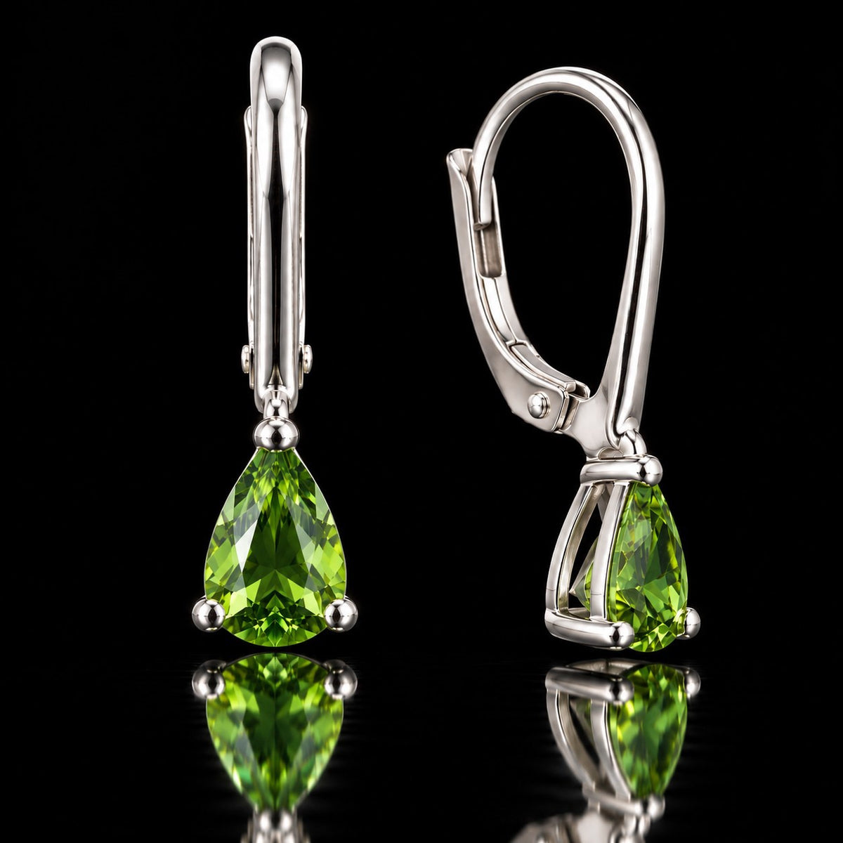 The same VooDooStone earrings under different light, second color. Item 894768.