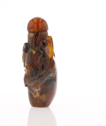Antique Baltic Amber Snuff Bottle