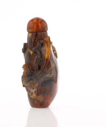 Antique Baltic Amber Snuff Bottle