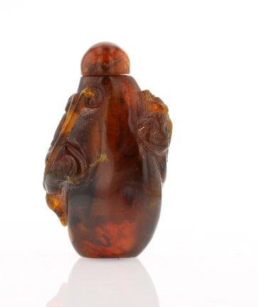 Antique Baltic Amber Snuff Bottle