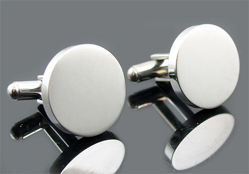 Contemporary Round Cufflinks