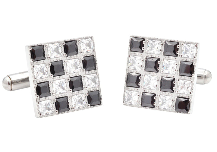 Checkerboard Black Cufflinks