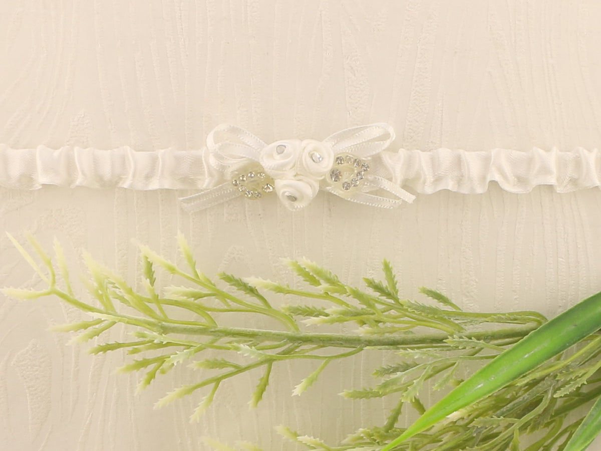 Elegant Guipure Crochet Lace Garter | Handmade