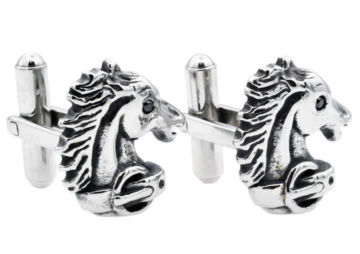 Silver Horse Cufflinks