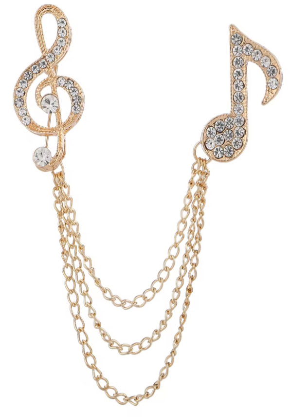 Musical Note Lapel Pin