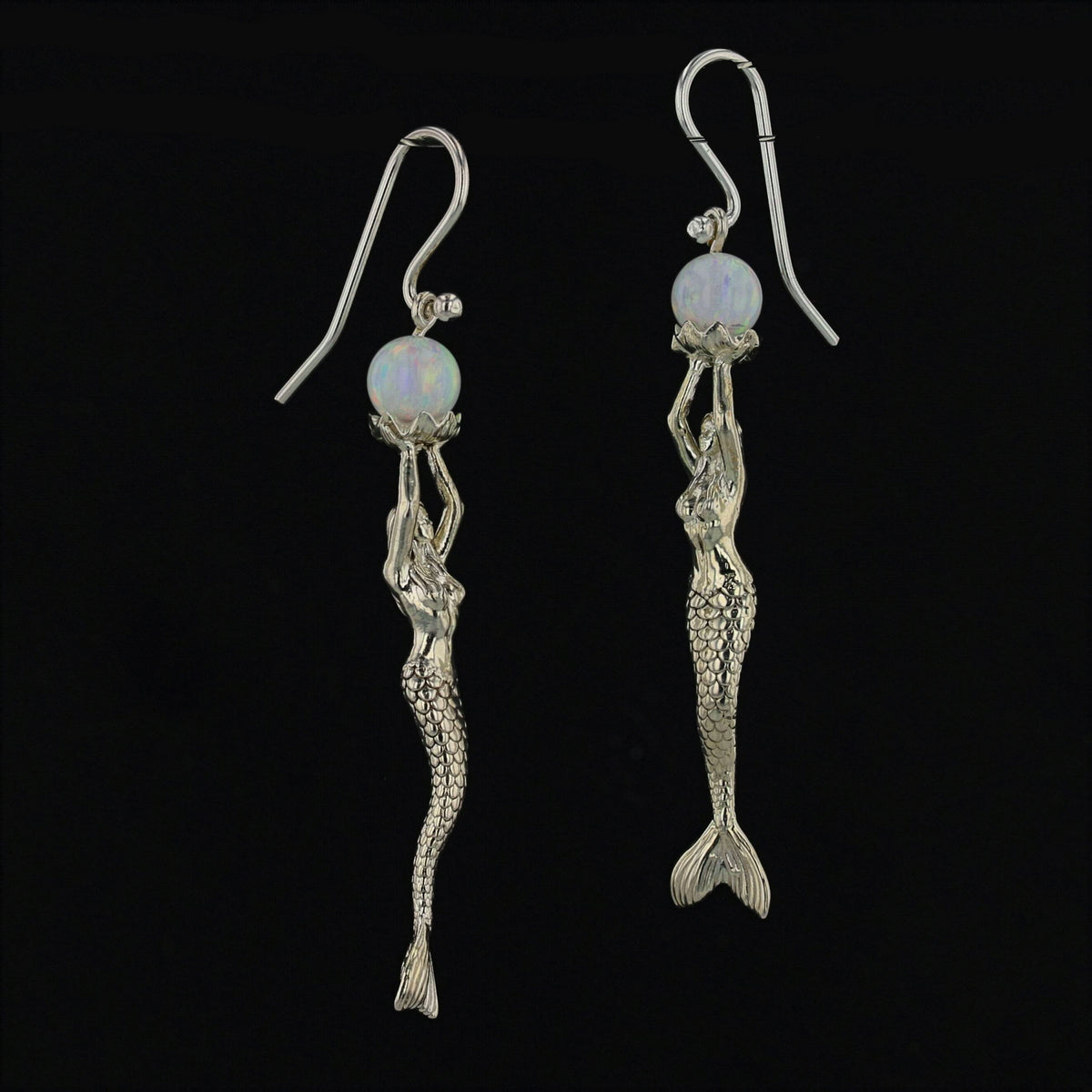 Mermaid Opal Earrings
