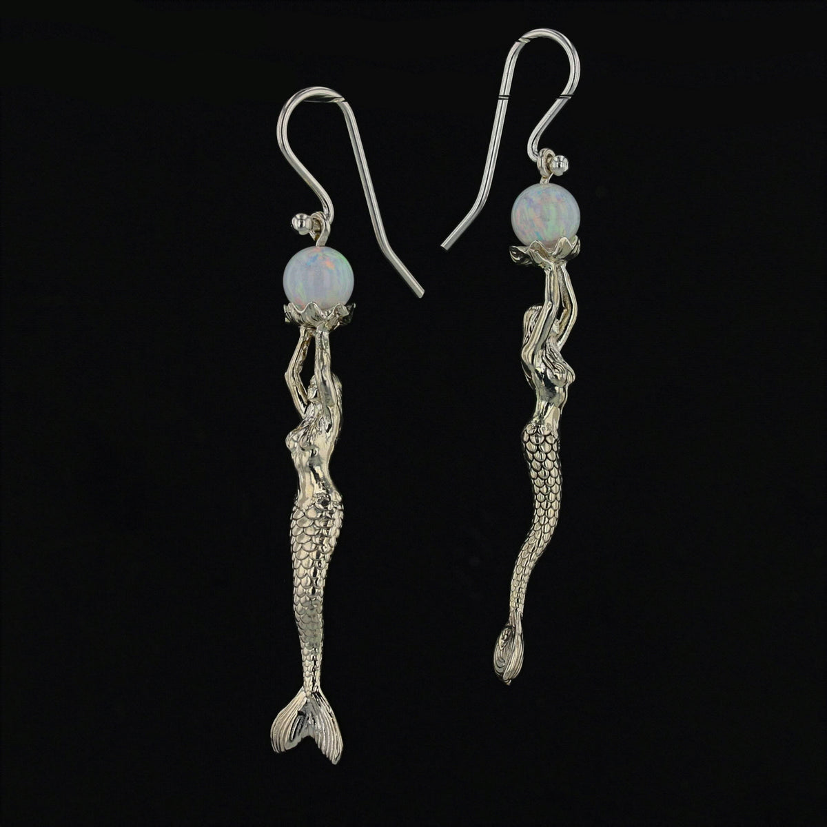 Mermaid Opal Earrings