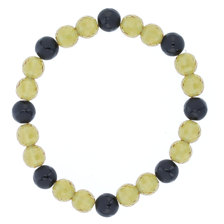 VooDooStone and Onyx Beaded Bracelet