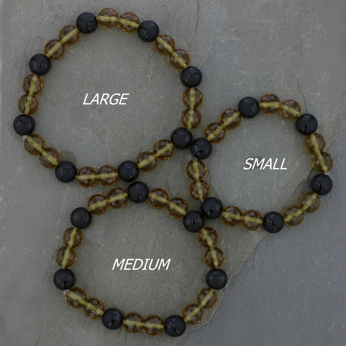 VooDooStone and Onyx Beaded Bracelet