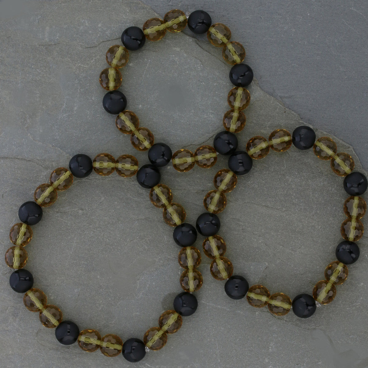 VooDooStone and Onyx Beaded Bracelet