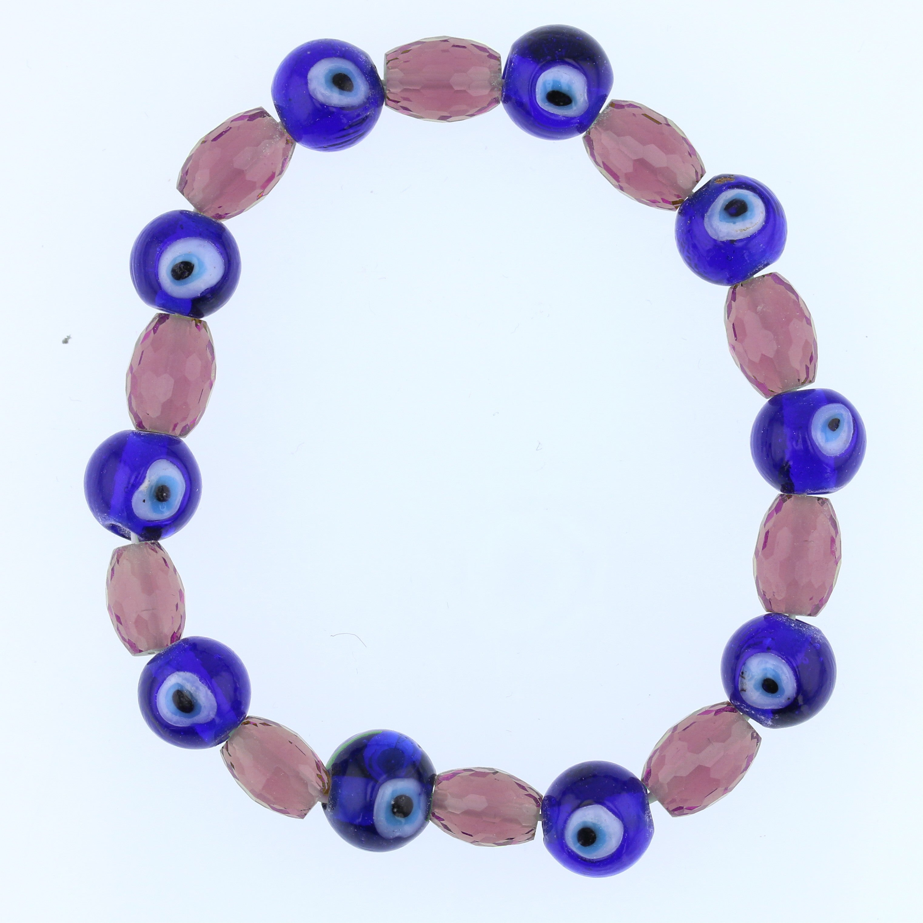 VooDooStone & Evil Eye Glass Bead Bracelet - David's Antiques & Jewelry