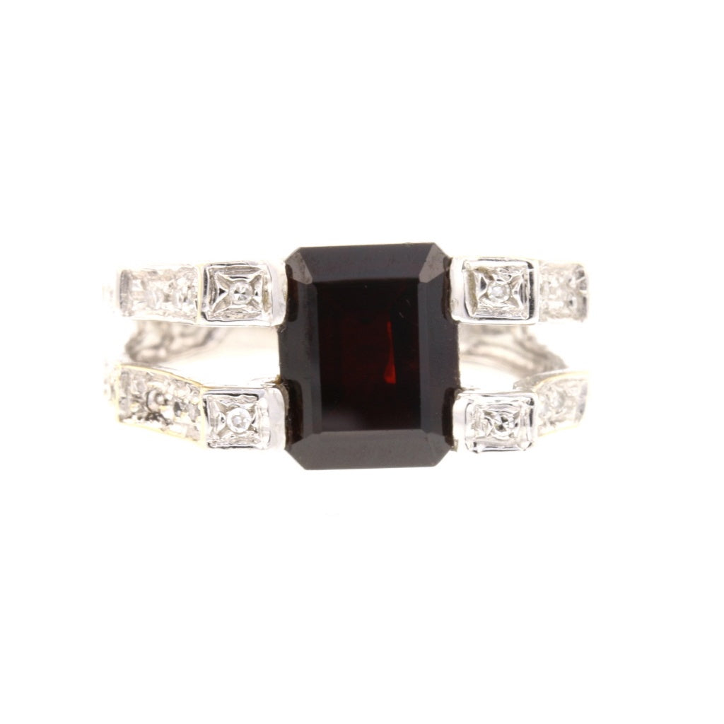 Contemporary Diamond Ring - David's Antiques & Jewelry