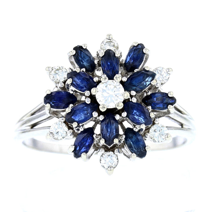 Diamond, Sapphire Ring