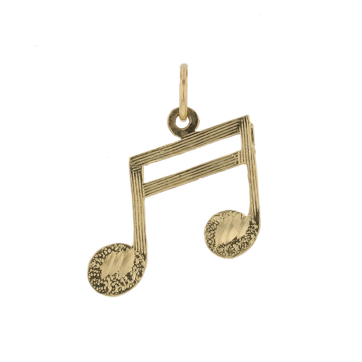 Gold Music Note Pendant