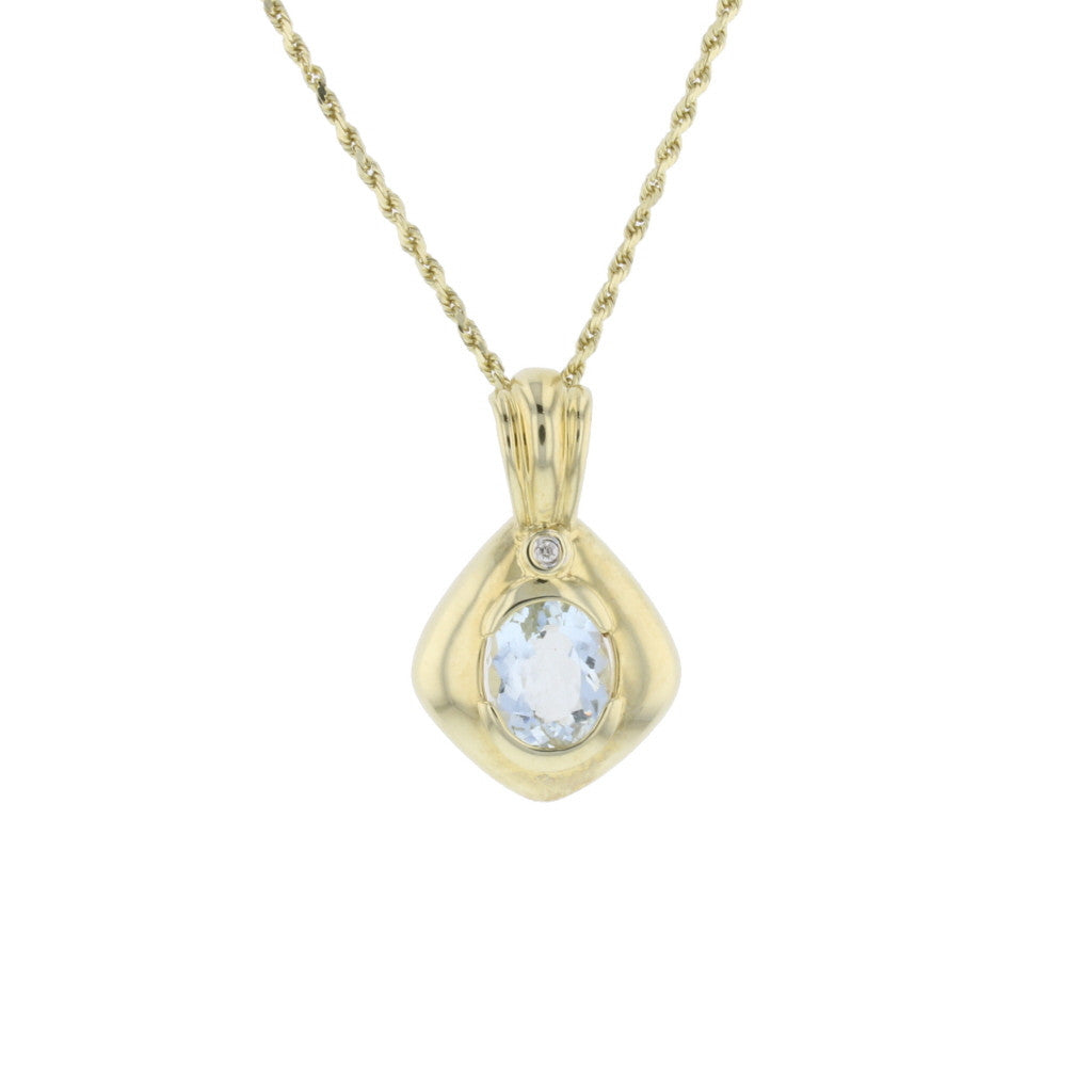 Aqua Enhancer Yellow Gold - David's Antiques & Jewelry