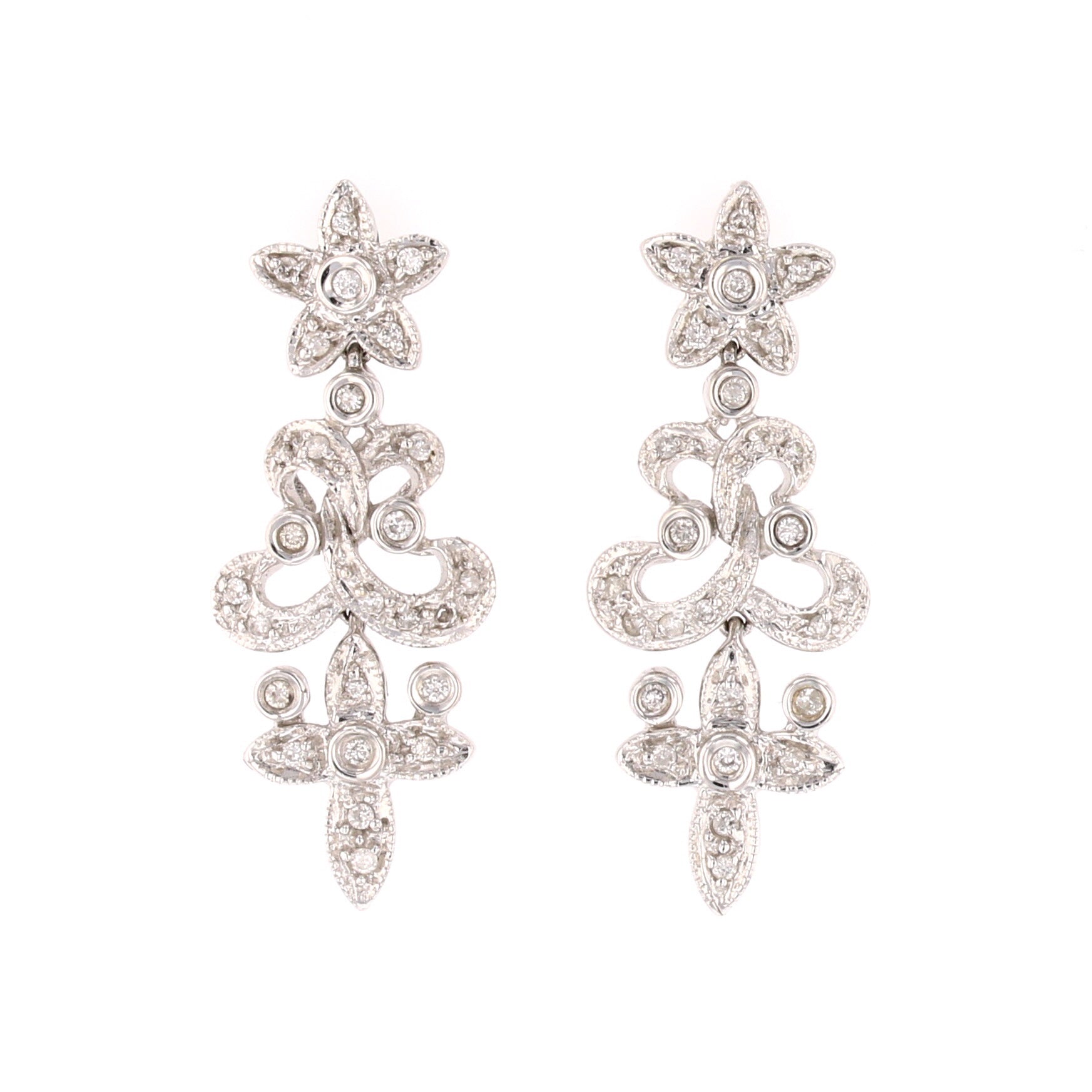 Diamond Earrings - David's Antiques & Jewelry