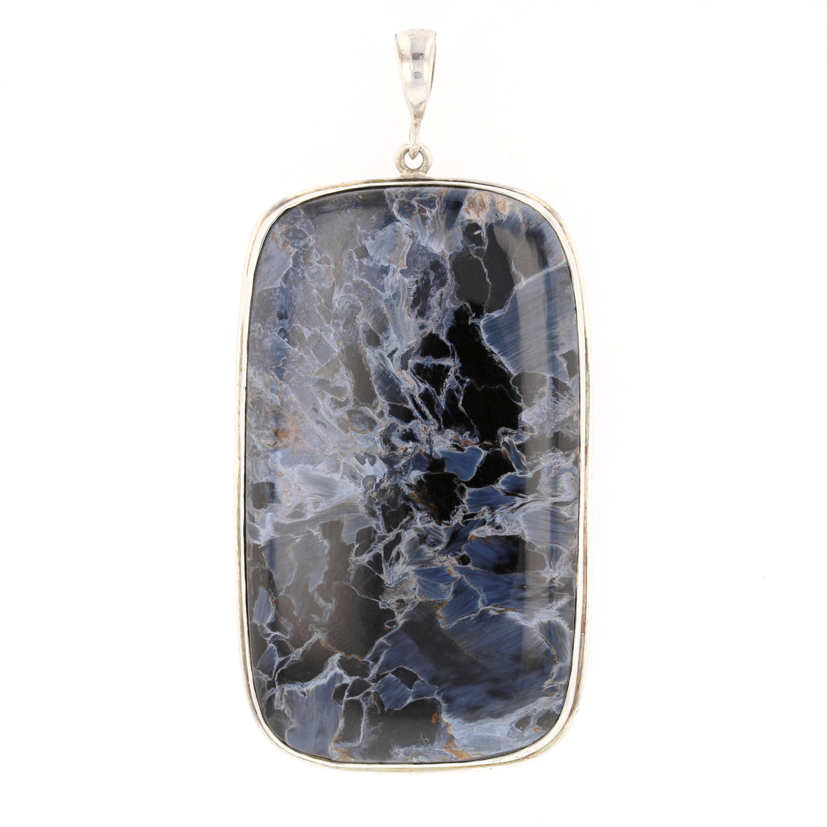 Sterling Silver Pietersite Pendant