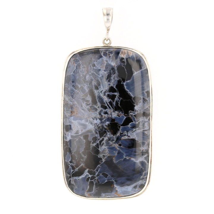 Sterling Silver Pietersite Pendant