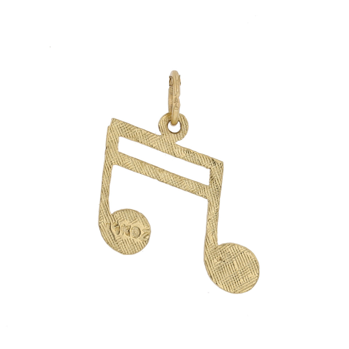 Gold Music Note Pendant