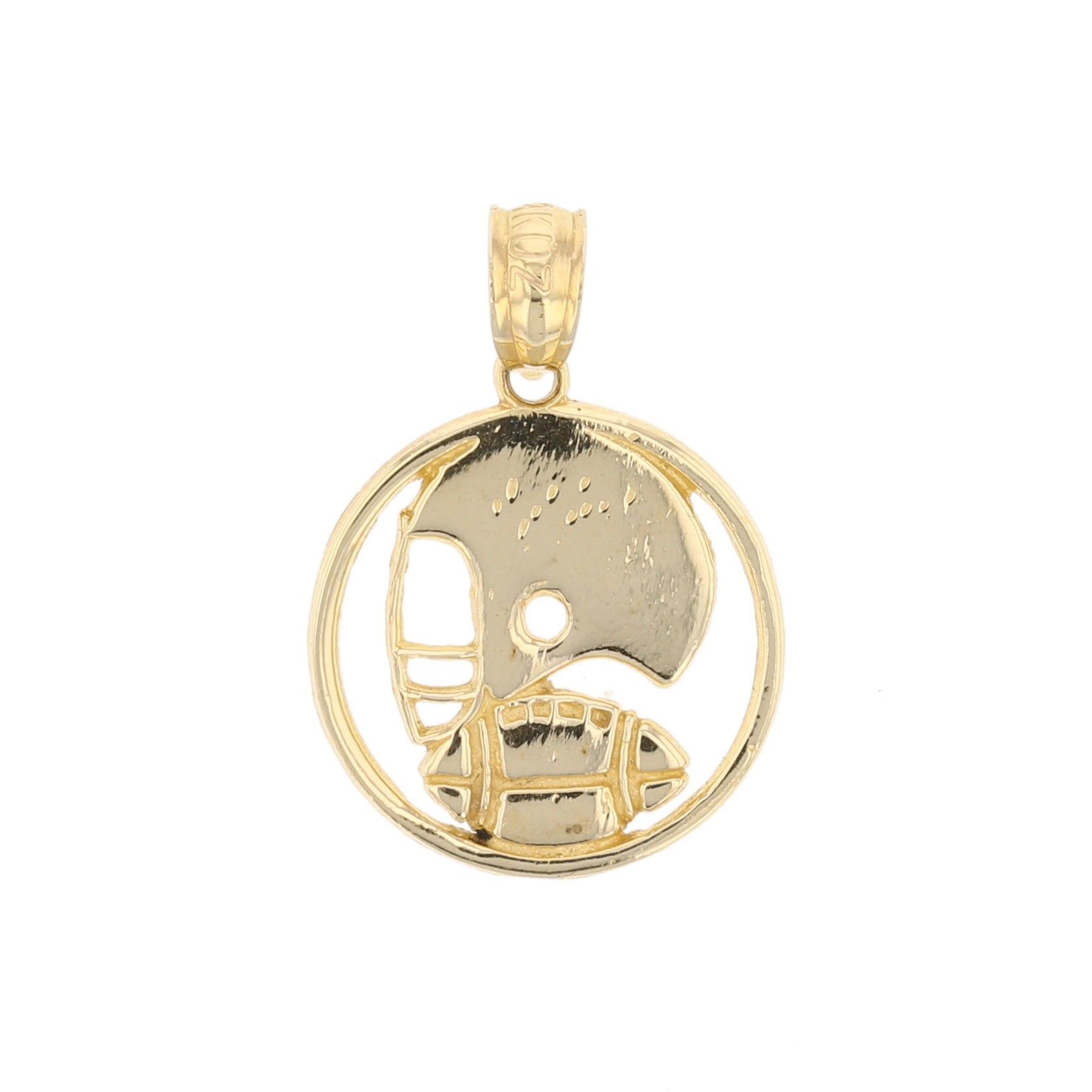 Gold Football Pendant - David's Antiques & Jewelry