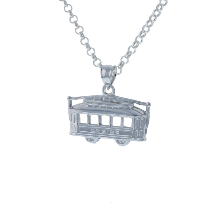 3D Large Desire StreetCar Pendant - David's Antiques & Jewelry