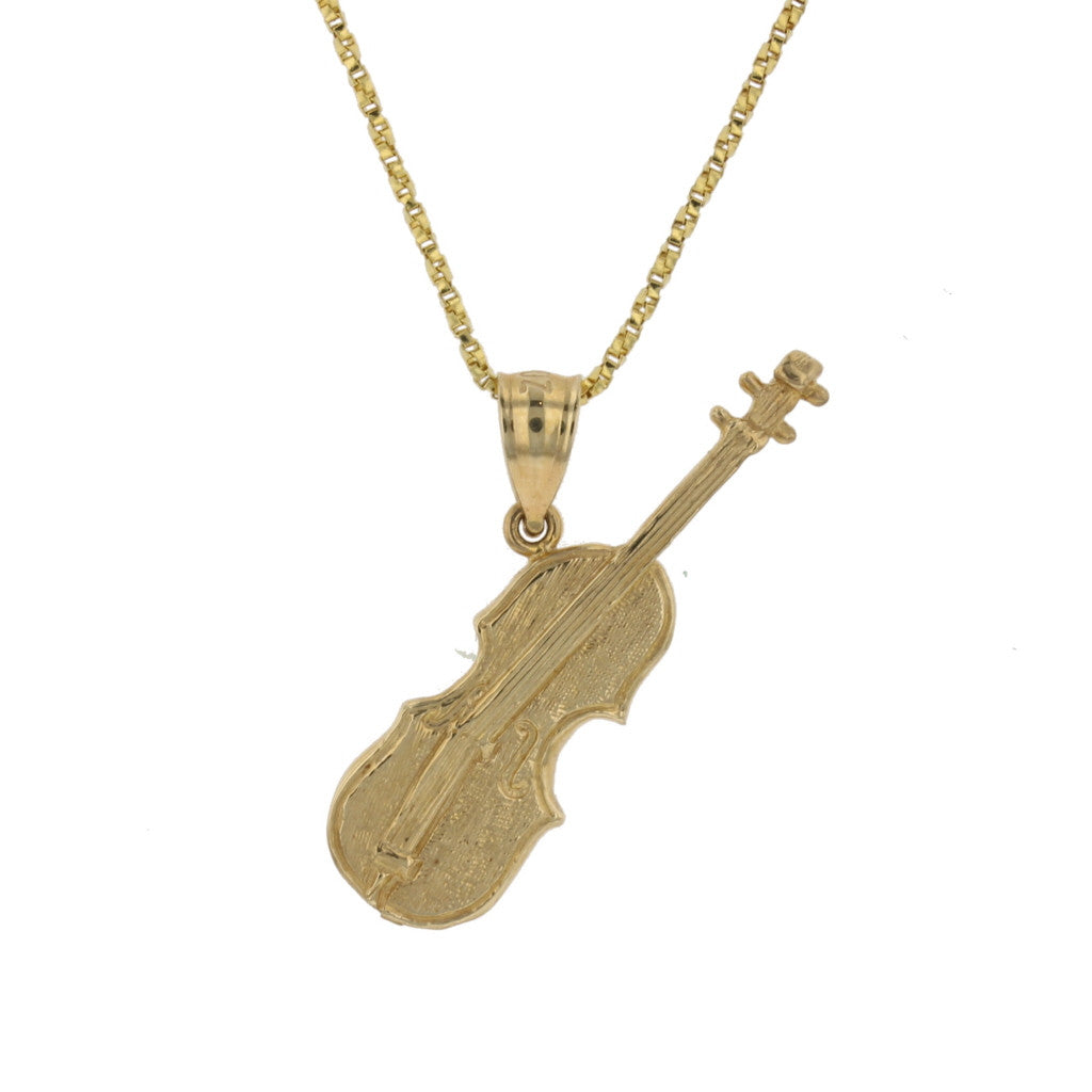 2D Cello Pendant - David's Antiques & Jewelry