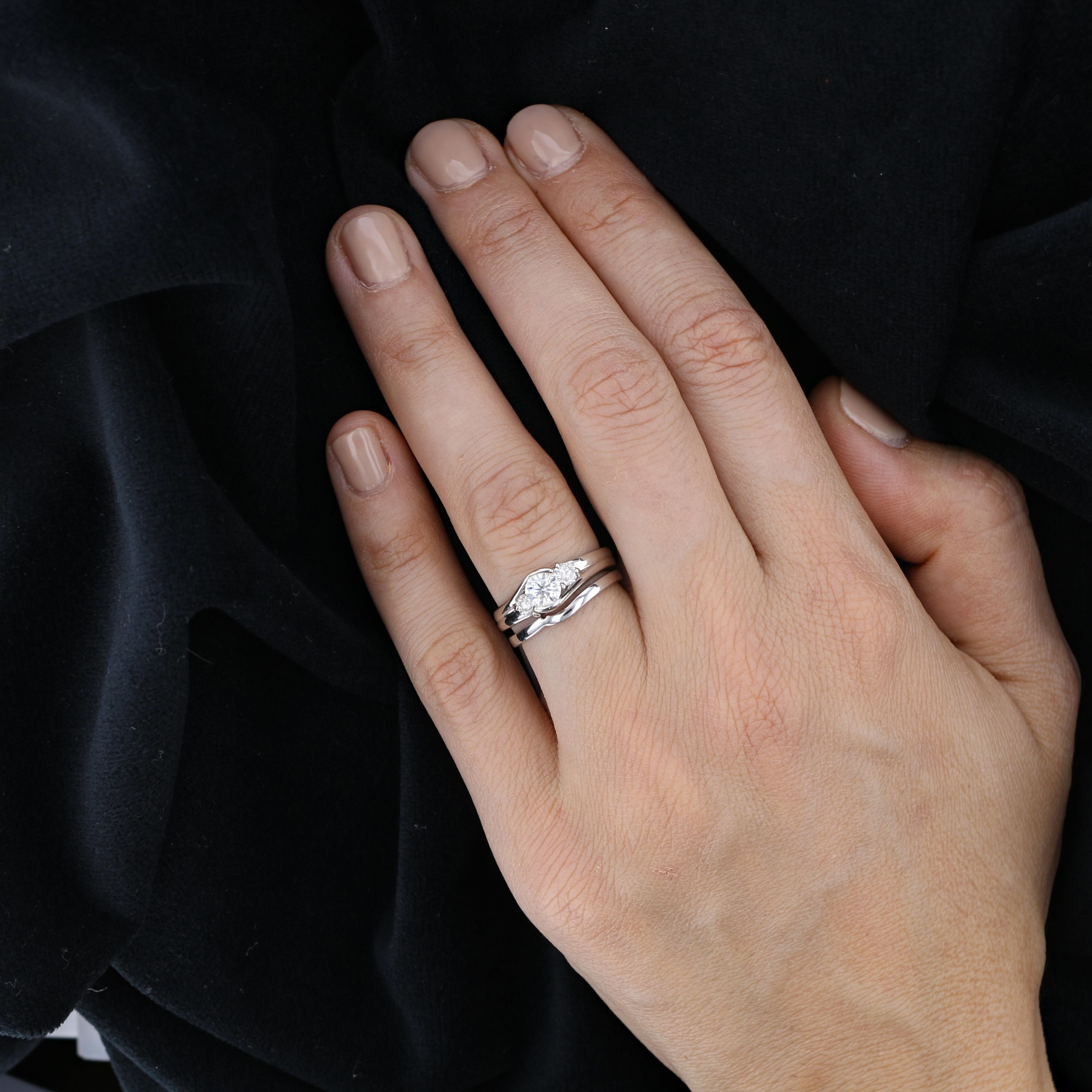 14K White Gold Diamond Engagement/Bridal Ring - David's Antiques & Jewelry