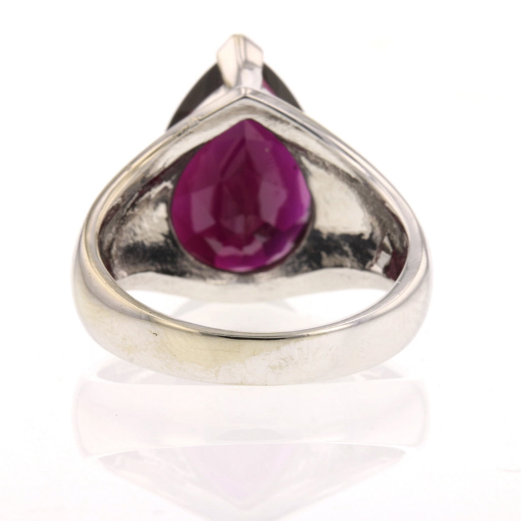 Pear Shape Garnet Ring - David's Antiques & Jewelry