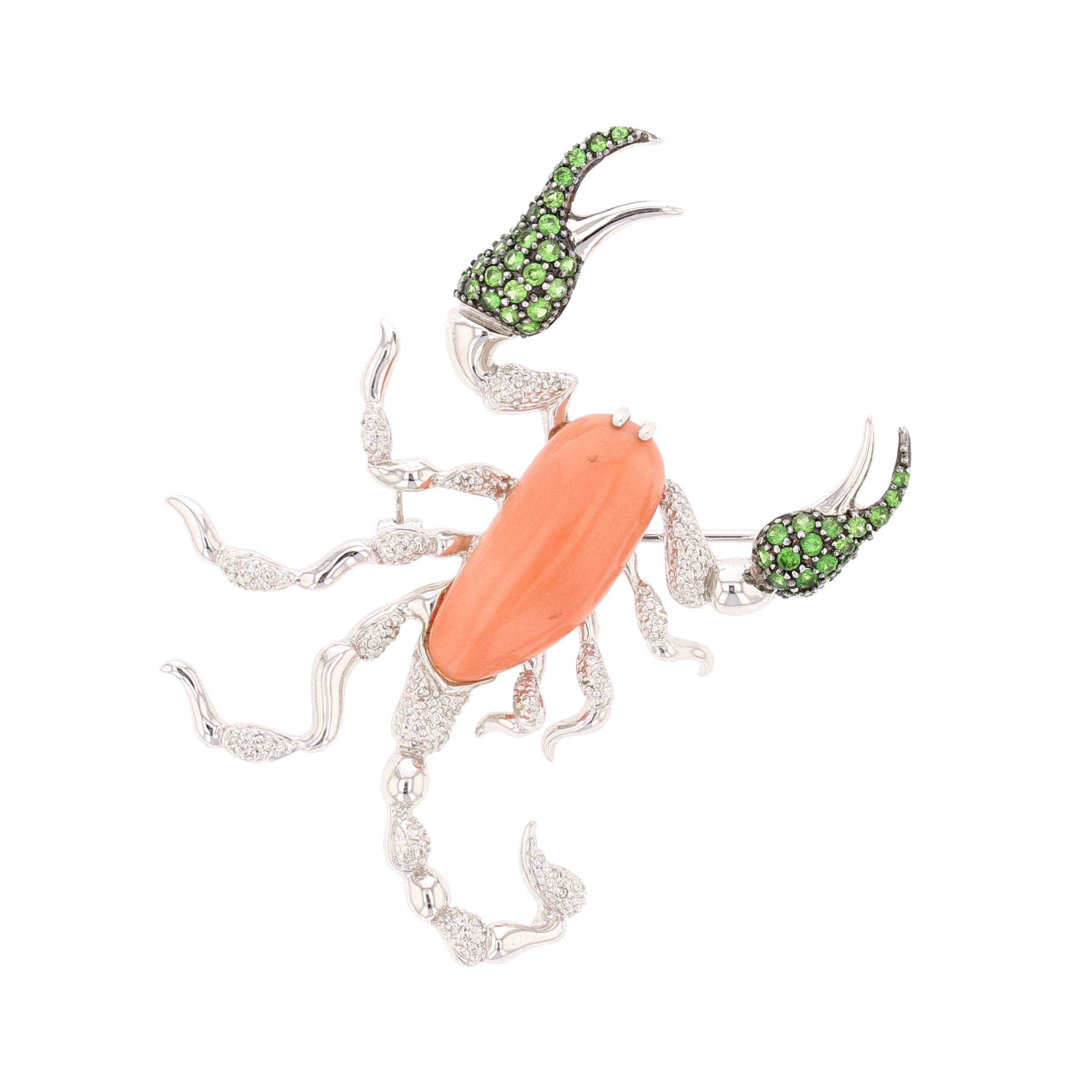 Top down view of the scorpion