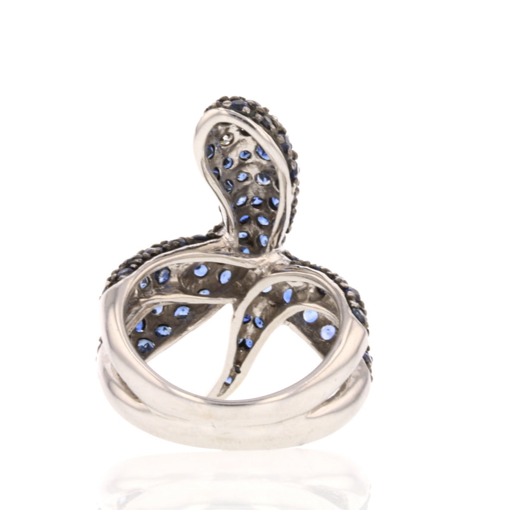 Blue Sapphire Snake Ring - David's Antiques & Jewelry