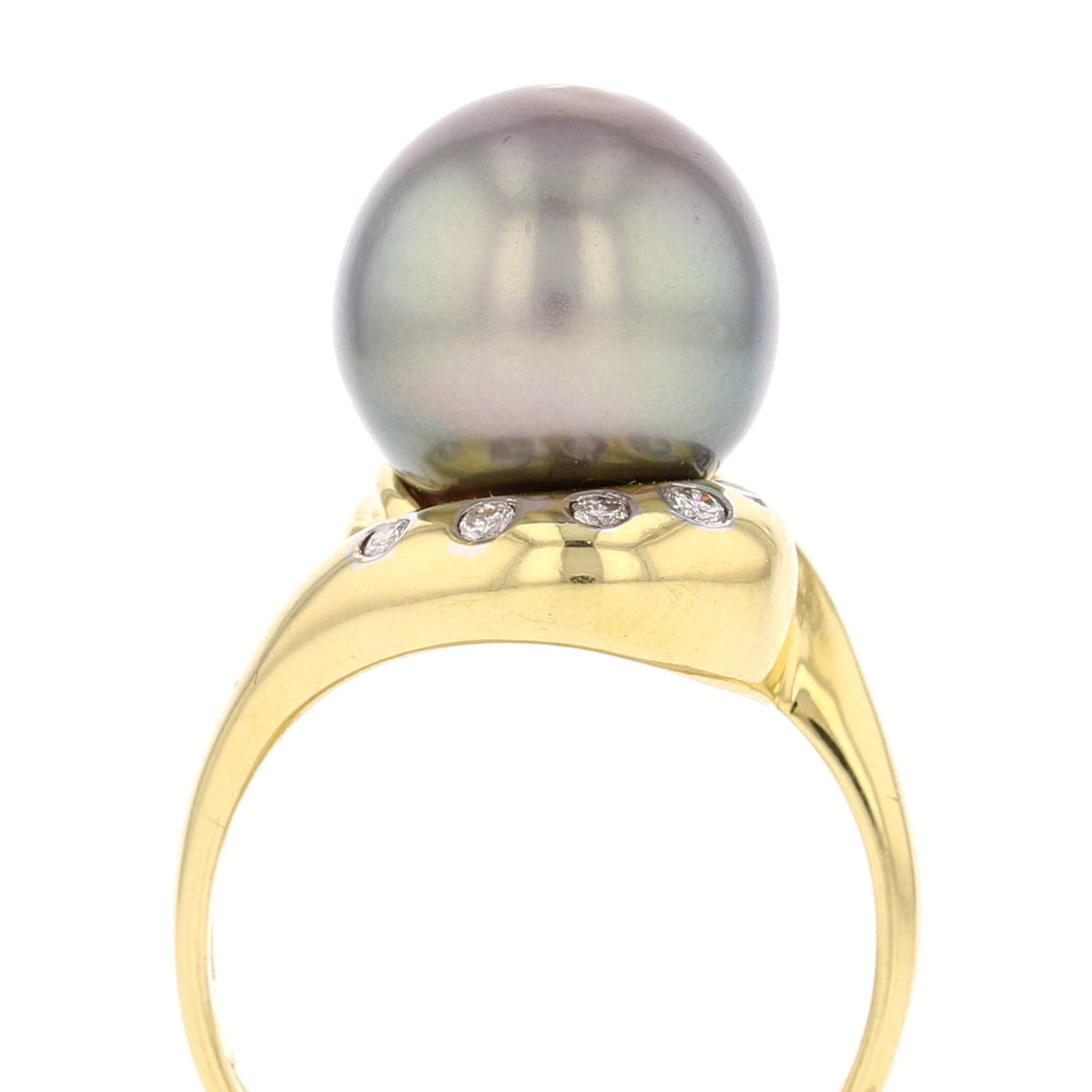 Vintage Pearl Diamond Ring