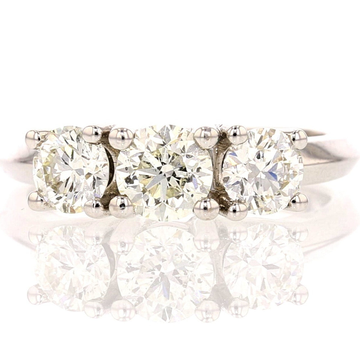 14K White Gold Diamond Engagement/Bridal Ring