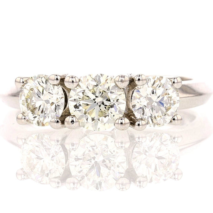 14K White Gold Diamond Engagement/Bridal Ring