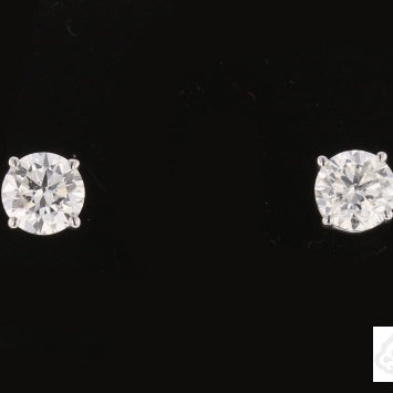 2 studs, view of the diamond top down