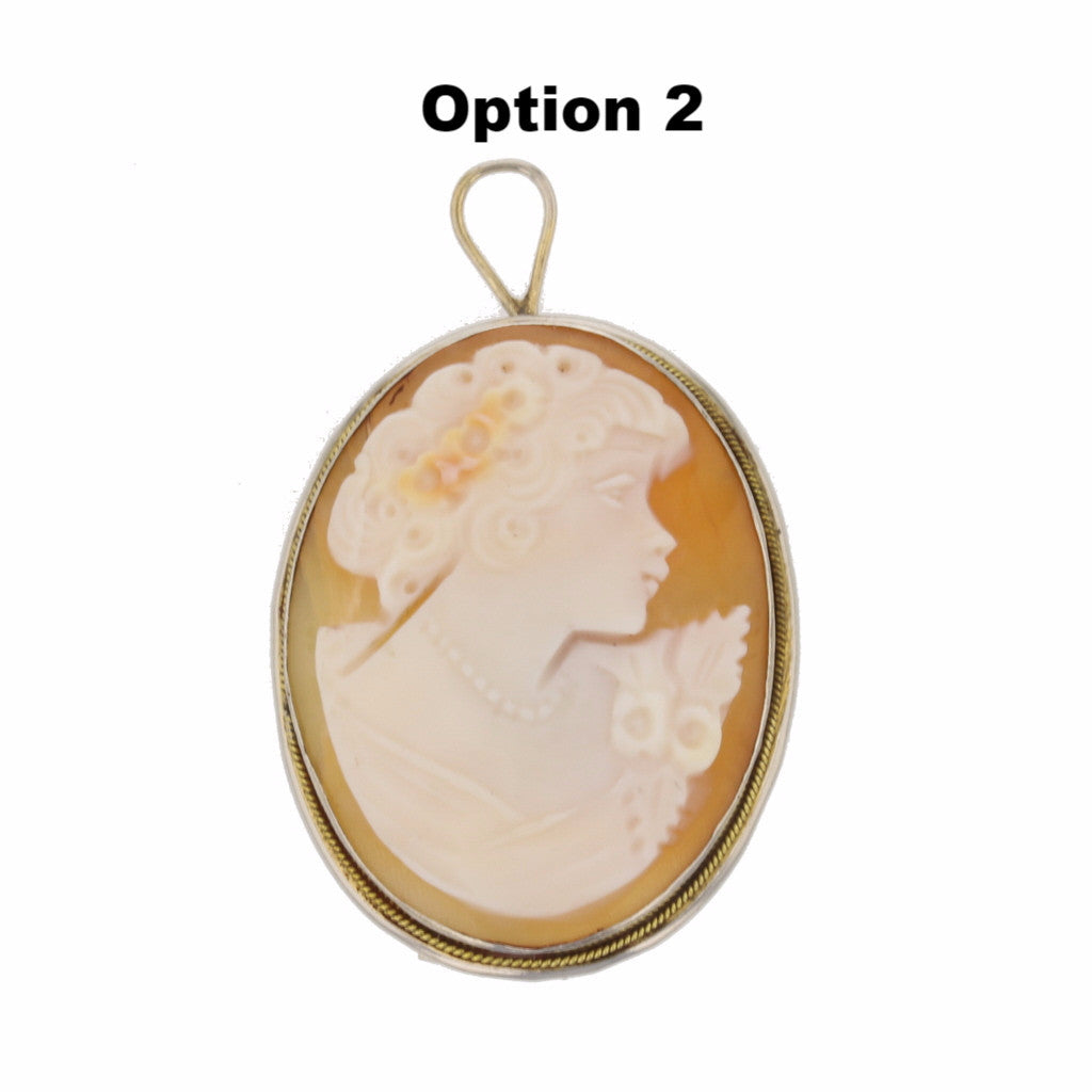 Sterling Silver 1920's Cameo