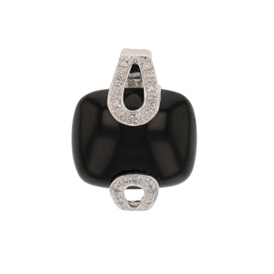 Diamond & Onyx Pendant - David's Antiques & Jewelry